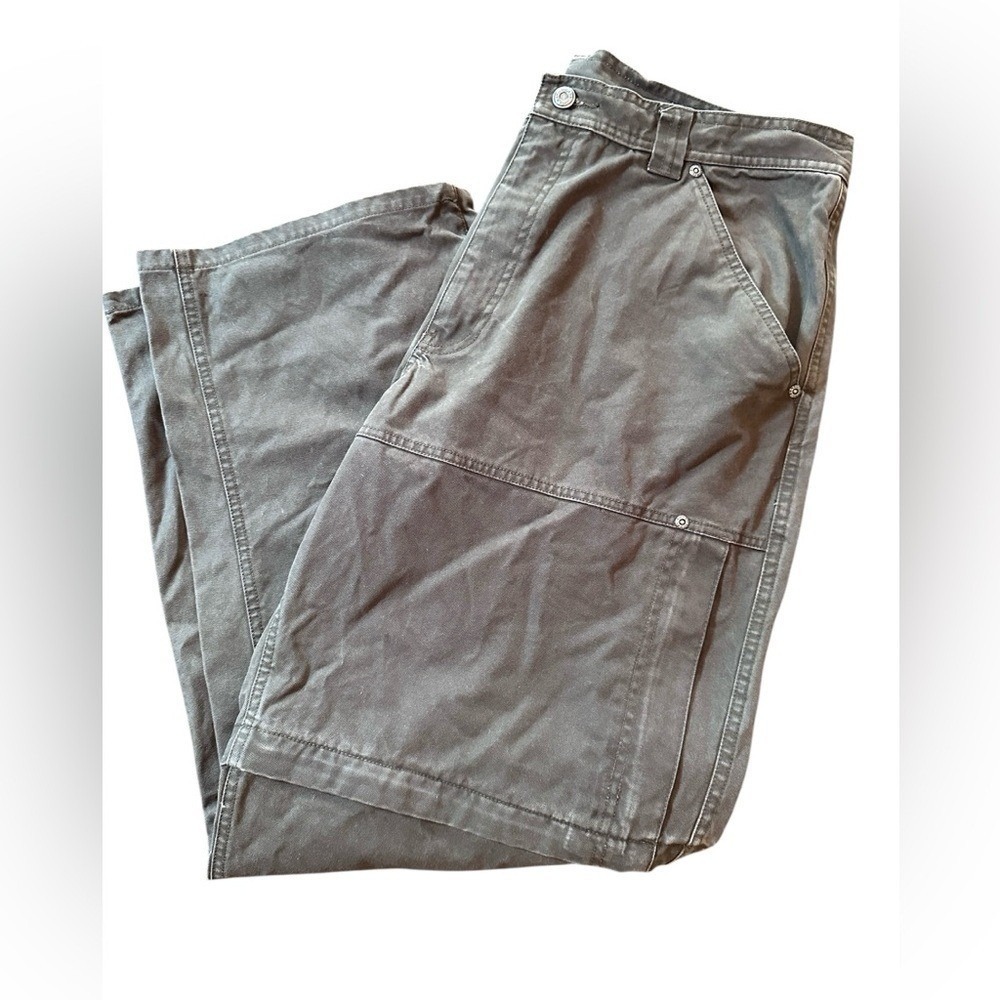 Sorel Convertible Cargo Pants Mens 38 Grey Excellent Zip Off Hiking Utility